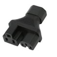thumbnail image 1 of IEC320 C14 To C13 And 5-15R Power Adapter, Plug And Play Power Socket Adapter Stable Universal Male To Female  For Scanner For Desk Lamp, 1 of 8