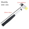 thumbnail image 2 of Musiclily Basic 250mm Length Double Headed Fret Hammer Rubber Dual-face Fretting Wire Mallet for Guitar Bass Ukulele Banjo Mandolin, 2 of 5