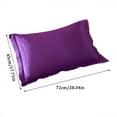 thumbnail image 2 of Solid Color Silk Pillowcase Silk No Zipper Envelope Pillow Pillow Cover, 2 of 6