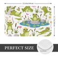 thumbnail image 2 of Honeii Cartoon Frogs Pattern Door Mat, Welcome Door Mats Outdoor Indoor, Stain and Fade Resistant, Non-Slip Entry Matfor Bedroom, Bathroom, Kitchen, 2 of 7