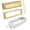 Polished Brass, variant on "Nuk3y Solid Brass Mail Slot with Sleeve (Satin Nickel, 10"" x 3"")"