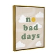 thumbnail image 4 of Stupell Industries No Bad Days Minimal Inspirational Painting Gold Floater Framed Art Print Wall Art, 17 x 21, 4 of 10