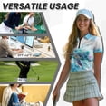 thumbnail image 7 of Binienty Blue Sea Turtle Matching Couple Golf Shirts Short Sleeve Couples Matching Golf Shirts Soft Comfortable Daily Wear for Workout Pickleball Running, 7 of 7