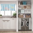 thumbnail image 5 of LALILO Kitchen Curtain Valance Baby Shower Greeting Card Rod Pocket Window Curtain 52"x 18" Set of 2, 5 of 5