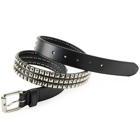 3-Row Pyramid Stud Belt