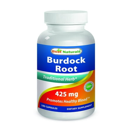 Best Naturals Burdock Root 425 mg 180 Capsules (Denamarin 425 Mg Best Price)