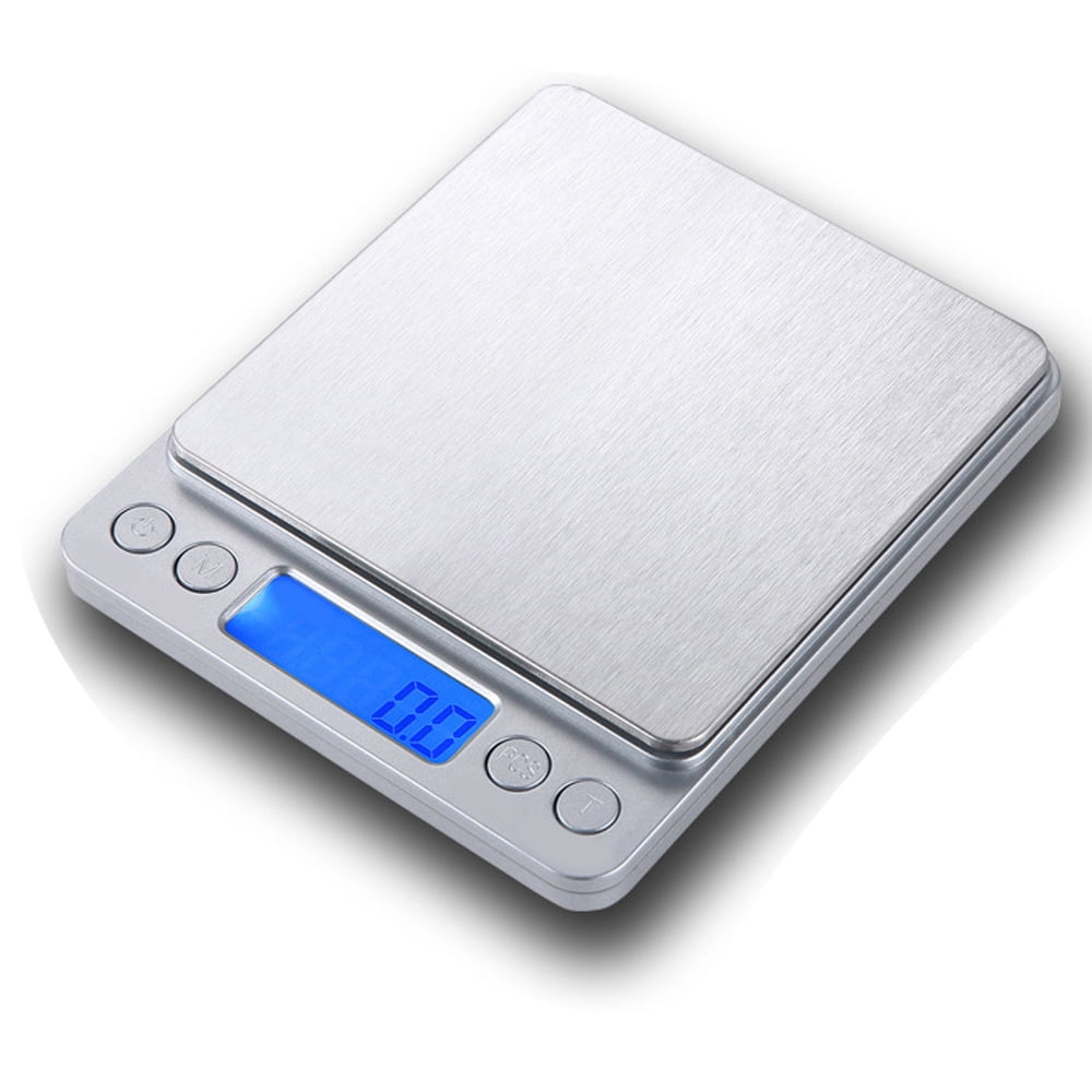 Digital Kitchen Scale 3000g/ 0.1g, Pocket Food Scale 6 Measure Modes, Gram  Scale with 2 Trays, LCD, Tare, Digital Scale Grams and Ounces for Food