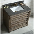 thumbnail image 4 of 36" WOOD SINK VANITY MATCH WITH MARBLE WH 5136" TOP -NO FAUCET-Color:Brown,Material:Fir Wood, 4 of 4