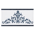 thumbnail image 2 of Authentic Hotel and Spa  Midnight Blue Turkish Cotton Scrollwork Embroidered 4 piece Towel Set, 2 of 3