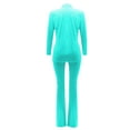 thumbnail image 4 of WXLWZYWL Womens Suits Blazer and Pants Casual Loose Solid Color Suit Suit office Two-Piece Suit Mint Green, 4 of 5