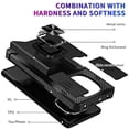 thumbnail image 2 of Phone Case For Xiaomi Redmi Note 14 Pro 4G 5G Note 14 Pro+ 5G Kickstand Slide Lens Lid PC + TPU Cove, 2 of 5