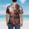 thumbnail image 4 of Fuzoiu fairy-tale-world-with-delicious-candy Print Hawaiian Shirt for Men, Summer Beach Casual Short Sleeve Button Down Shirts, Men’s Beach Summer Shirts with Pocket,Medium, 4 of 7