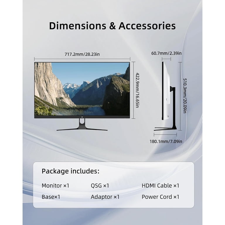 KTC 32 Inch 2K Computer Monitor, QHD (2560 x 1440) 120Hz Monitor