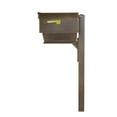 thumbnail image 3 of Special Lite Products SCC2008-SPK720-CP-LB998 Classic Curbside Mailbox with Newspaper Tube, Locking Insert & Wellington Mailbox Post, 3 of 5