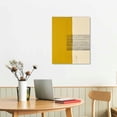 thumbnail image 2 of Nawypu Boho Beige Minimalist Wall Art Decor Prints Boho Yellow Pictures Yellow And Grey Abstract Canvas Wall Art Modern Artwork Boho Line Poster Minimalist Boho Painting Line Canvas Art, 2 of 4