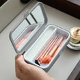 thumbnail image 4 of Portable Makeup Brush Storage Box with Mirror, Multi-Functional Large Capacity Organizer for Travel and Daily Use, Stylish and Convenient for Beauty Enthusiasts, 4 of 5
