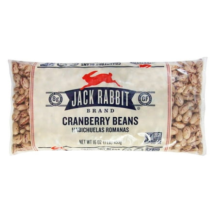 Jack Rabbit Brand Dried Cranberry Beans, 16 oz