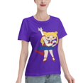 thumbnail image 2 of T-Shirt Basique à Manches Courtes pour Femmes Sailor Moon Édition Q Tsukiha, 2 of 6
