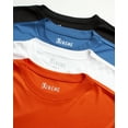 thumbnail image 3 of iXtreme Men's Athletic T-Shirt - 4 Pack Active Performance Dry-Fit Sports Tee - Short Sleeve Workout Running Shirt (S-3XL), 3 of 7