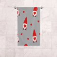 thumbnail image 6 of GZHJMY Cute valentines gnome, Bath Shower Towels Set of 2 for Bathroom -Soft Microfiber Hand Towel Absorbent Soft Decorative Face Towel for Kids 30 x 15 inch, 6 of 6