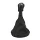 thumbnail image 3 of Cubierta de perilla de palanca de cambios de coche, repuesto negro de cuero PU para transporte Multivan Caravelle T5 T6 2003-20116 Speed, 3 of 9