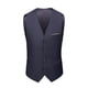 thumbnail image 1 of Chaleco de traje para hombre Chaleco informal de negocios ajustado con cuello en V fino, 1 of 3