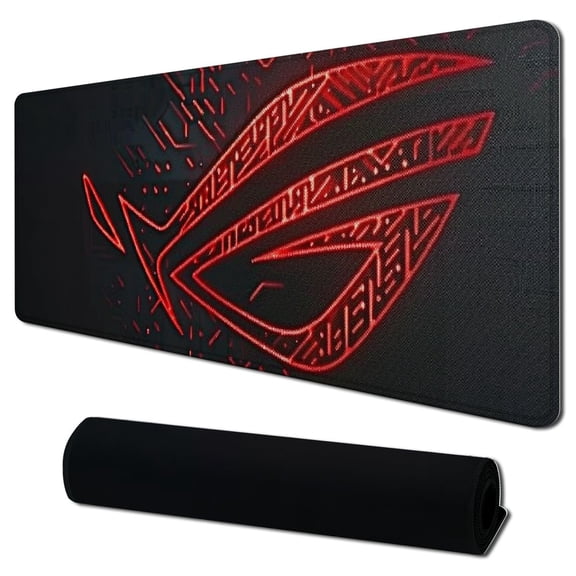 Heduofu Extended Gaming Mouse Pad - Ultra-Smooth Surface for Pixel-Precise Mouse Control | Durable Anti-Fray Stitching | Non-Slip Rubber Base | Light & Portable 31.5x11.8 in
