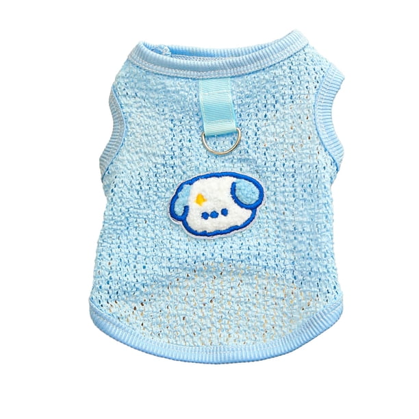 Ropa para Perros Lindo Encaje Mascota de Manga Corta Respirable Gato Y Perro Ropa de Mascota Chaleco Mascota de Peluche