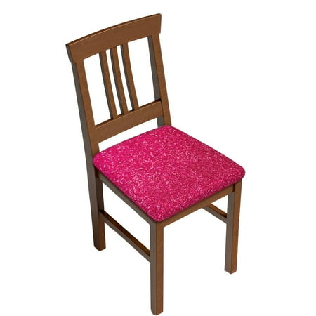 

Sigee Rose Red Glitter for Square Chair Cushion Covers for Furniture Protector Couch Cushion Slipcovers-Six Piece