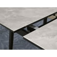 thumbnail image 2 of Table à manger avec Ext. Feuille, Noir/Gris, 2 of 2