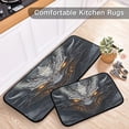 thumbnail image 5 of GZHJMY Kitchen Rug Set of 2, Dark Dragon Cushioned Anti-Fatigue Kitchen Mat Non Slip Washable Floor Mat Comfort Standing Mats for Office, Home, Laundry Room Carpet Runner, 5 of 7