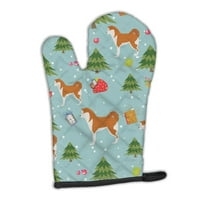 Christmas Akita Oven Mitt