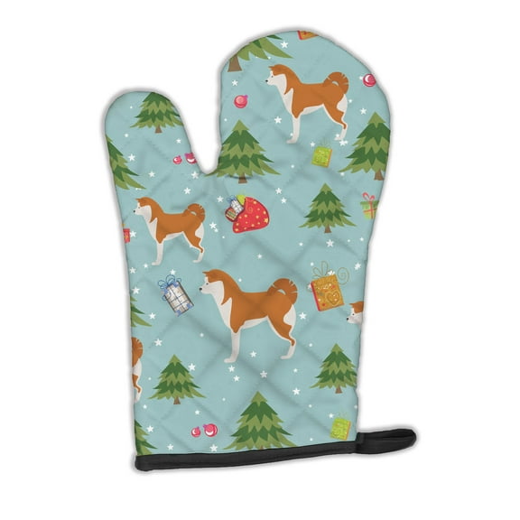 Christmas Akita Oven Mitt
