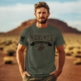 thumbnail image 3 of 7.62 Design U.S. Marine Corps MARPAT Arched Semper Fi Men's T-Shirt Heather Military Green Small, 3 of 4