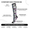 thumbnail image 5 of Compression Socks for Women and Men - cute Rainbow horse doodle cool Compression Socks Circulation for Workout, 5 of 8