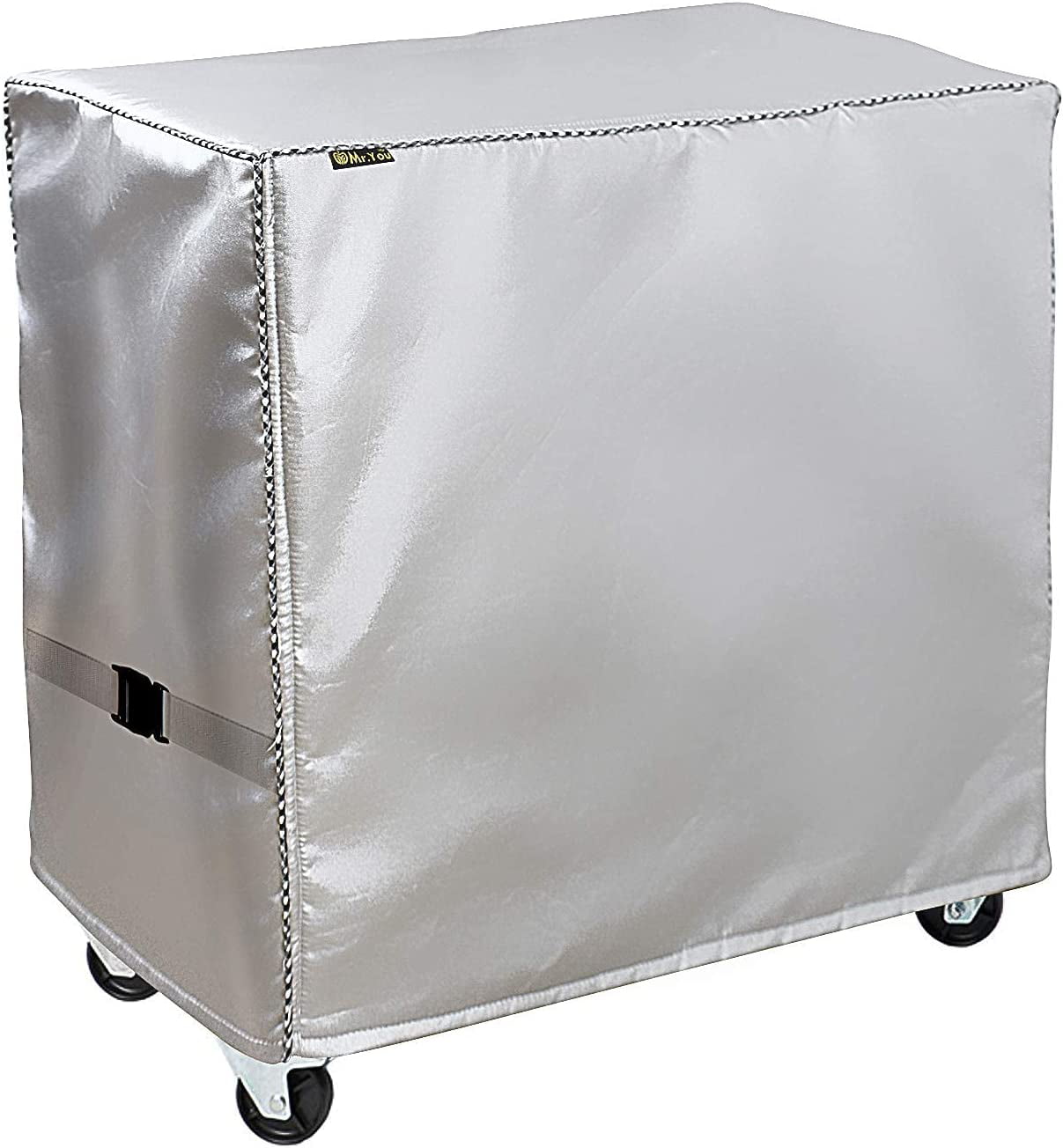 Protective Cover Black - Universal Fit for Most 80 QT,Super Insulation Cashmere Material,Rolling Cooler Patio Cooler,Beverage Cart, Rolling Ice Chest Cooler Cart Cover New Upgrade 