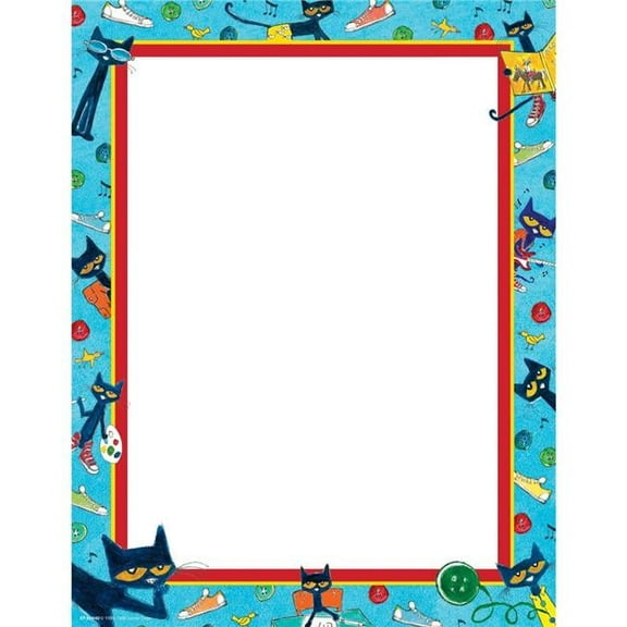 Teacher Created Resources  Pete The Cat Computer Paper - Pack of 6