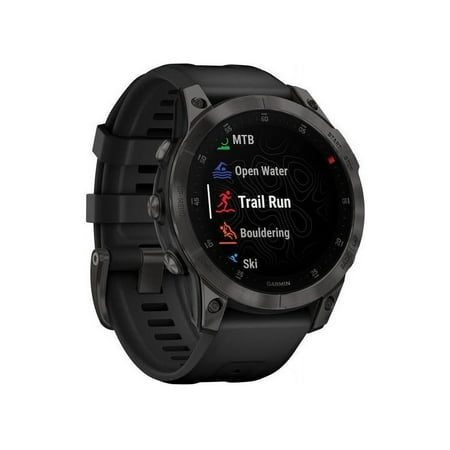 Garmin - epix (Gen 2) GPS Smartwatch 33mm Fiber-reinforced polymer - Titanium