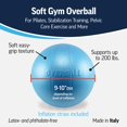 thumbnail image 3 of Pelota de ejercicio OPTP Soft Gym Overball de 23 cm para Pilates, 3 of 7