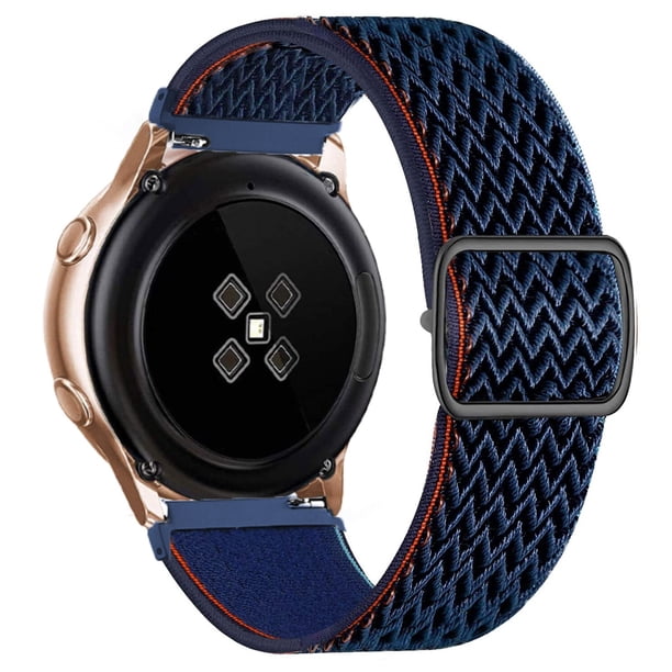 Correa de 20mm y 22mm para Samsung Galaxy Watch 5/pro/4/classic/3/Active 2 44 45mm Gear S3 correa de nailon elástico Huawei GT 2 2e pro 3 Tan Jianjun unisex
