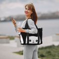 thumbnail image 3 of Rocae Cat Meow for Travel Shoulder Bag Top Handle Handbag with Yoga Mat Buckle for Gym, Work, Travel, 3 of 7