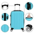 thumbnail image 6 of Zimtown 3PCS Luggage Travel Set Bags ABS Trolley Hard Shell Suitcase W/TSA lock With 4 Wheels Multi-Colored, 6 of 8