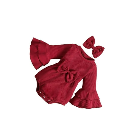 

Plain Round Neck Tee Long Sleeve Burgundy Baby Bodysuits (Baby s)