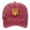 Wine, variant on Retro Ukraine Hat for Women Men Vintage Washed Denim Baseball Caps