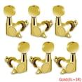 thumbnail image 1 of 6pcs Electric Guitar Tuning Pegs Kit Acoustic Folk Guitar Peg Reel Tuner Tuning Key Replacement Parts, 1 of 9
