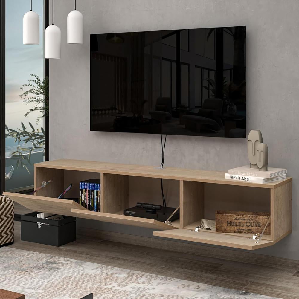 Atelier Mobili Floating TV Stand, TV Stand up to 75 inch TV