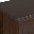 thumbnail image 6 of Trent Home Wood 24" Transitional Bedside Nightstand Table in Brunette Brown, 6 of 10