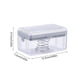 thumbnail image 2 of Jabonera automática con espuma, a prueba de fugas, para viajes, con tapa, contenedor de jabón de viaje, estuche portátil para jabón, jabón para ducha, baño, cocina, bañera, esponjas para mantener las, 2 of 6