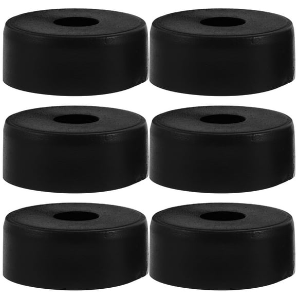 6 pies de goma para altavoces, amplificadores, cajas de rack y subwoofers