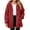 Red-03, variant on VIPOIN Girls Full Zip Hooded Fleece Jacket, Mid-Length Sherpa Coat Warm Fall Winter Outerwear
